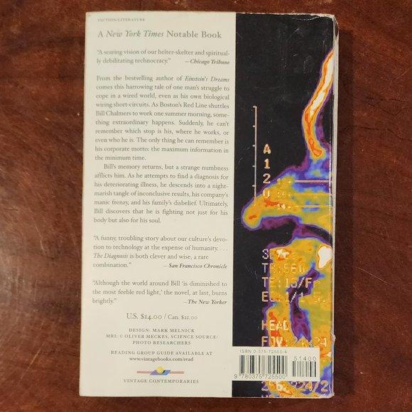 The Diagnosis A Paperback Novel By Alan Lightman - Picture 5 of 6